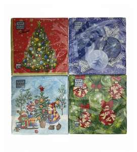 Салфетки с рис. Home Collection Classic 33*33 3-х сл. НГ 20  листов 1/12